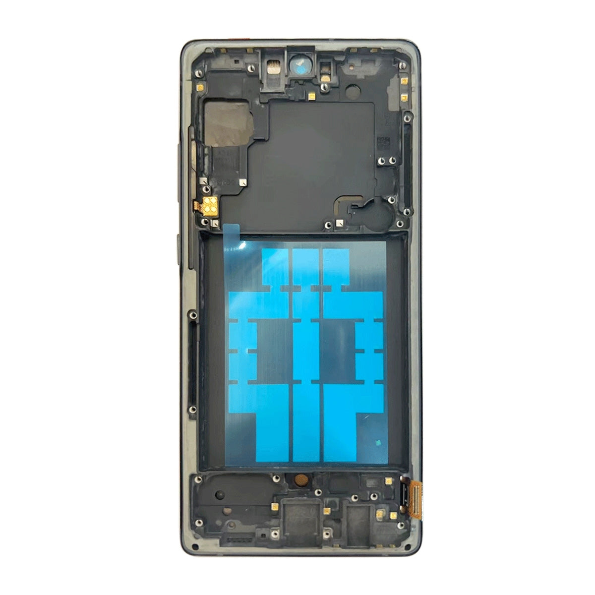 OLED Screen Digitizer Assembly With Frame for Samsung Galaxy A71 5G UW A716V (Premium) - Prism Bricks Black