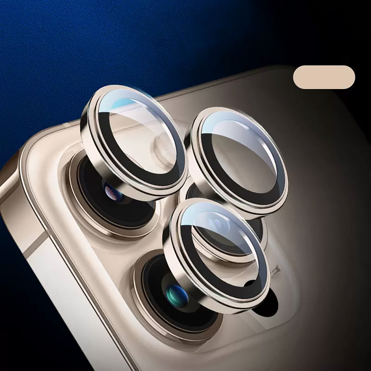 Pro+ Eagle Eye Camera Lens Protector for iPhone 13 Pro/ 13 Pro Max - Gold