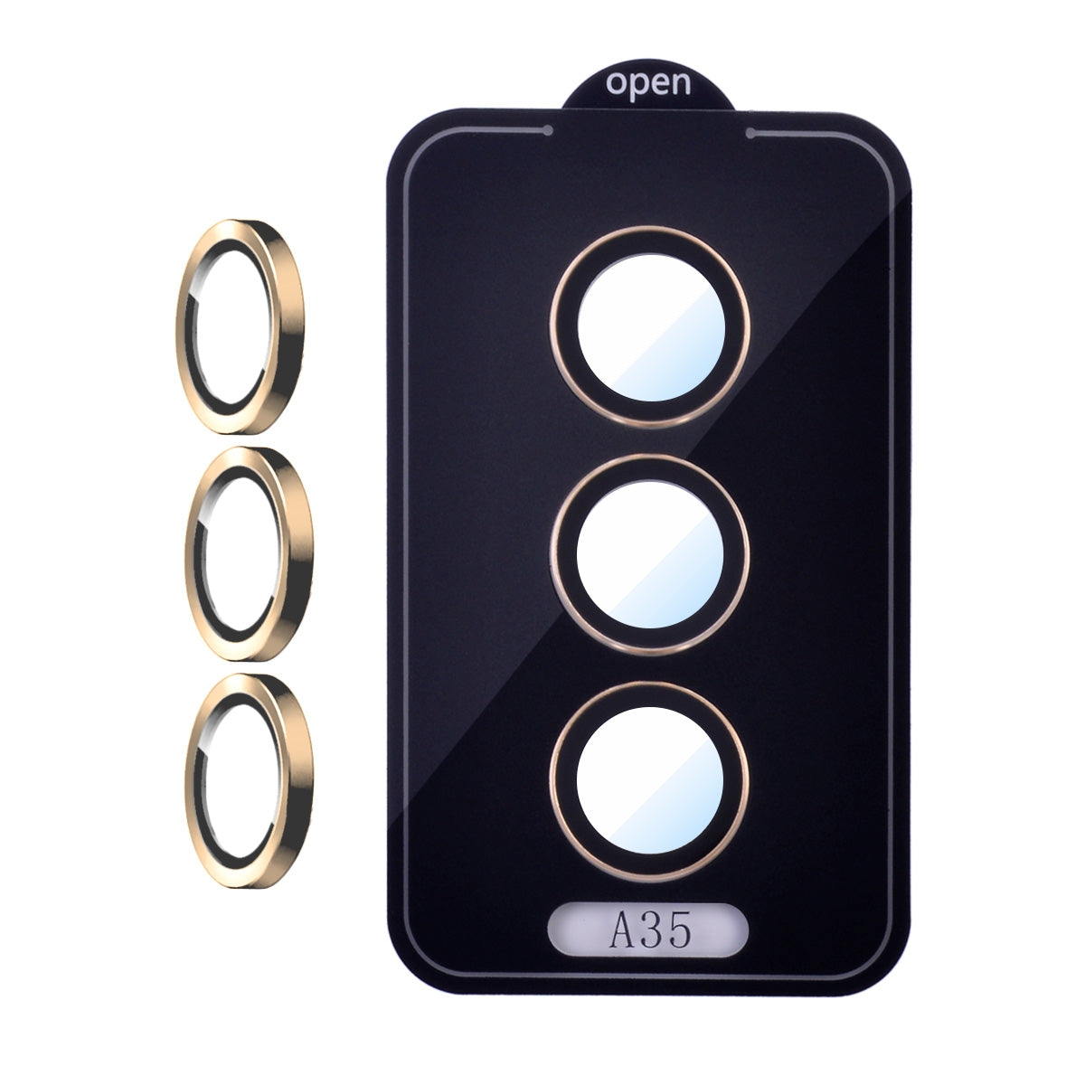 Pro+ Eagle Eye Camera Lens Protector for Samsung Galaxy A35 5G (2024) A356 - Gold