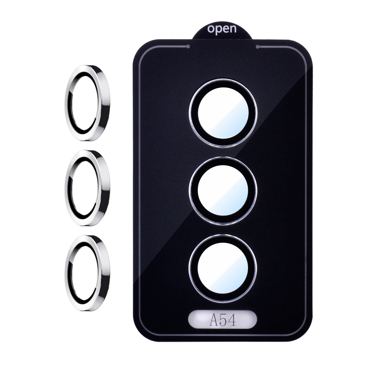 Pro+ Eagle Eye Camera Lens Protector for Samsung Galaxy A54 5G A546 - Silver