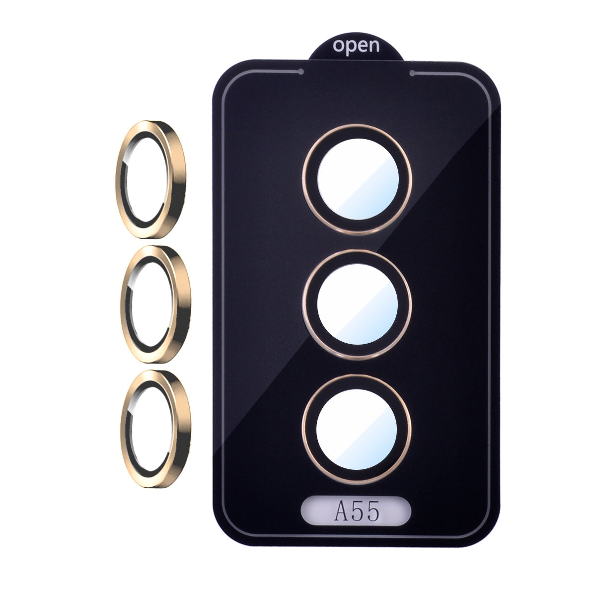 Pro+ Eagle Eye Camera Lens Protector for Samsung Galaxy A55 5G (2024) A556 - Gold