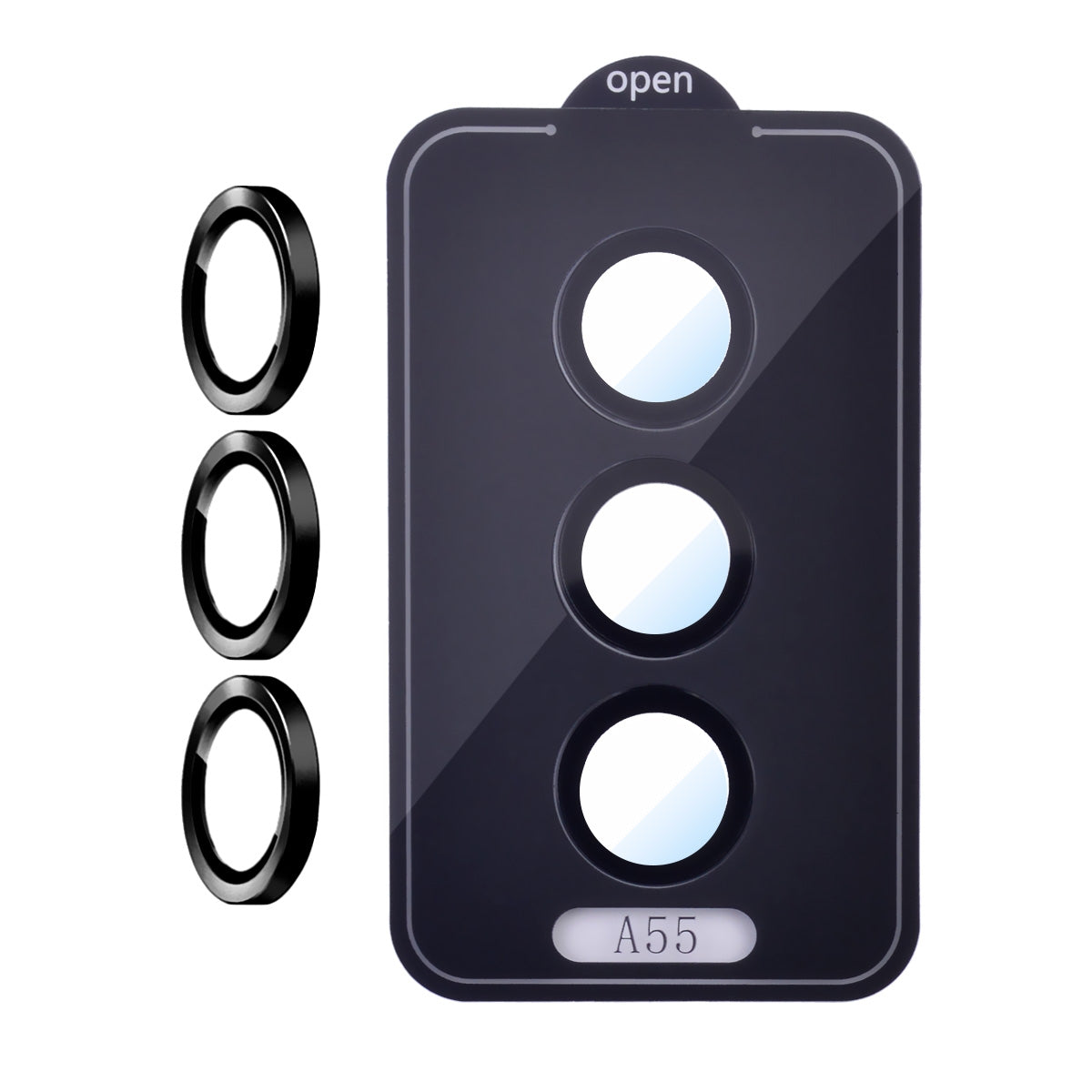Pro+ Eagle Eye Camera Lens Protector for Samsung Galaxy A55 5G (2024) A556 - Black