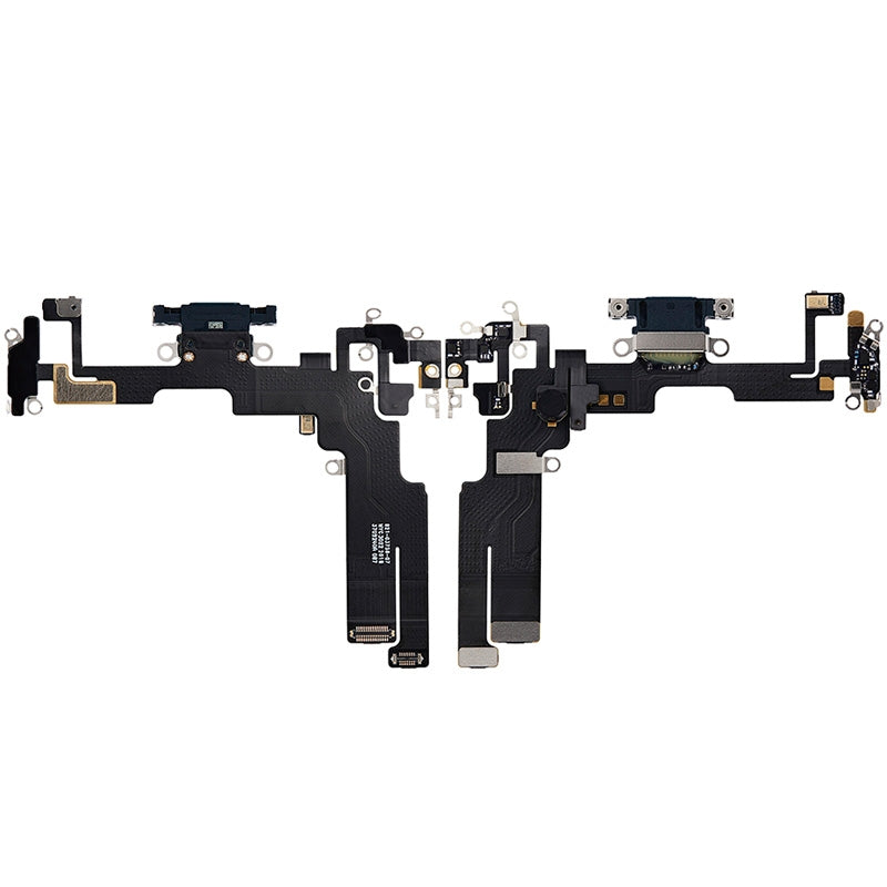 Charging Port with Flex Cable for iPhone 14 (High Quality) - Black