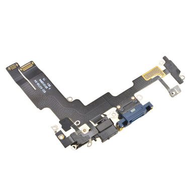 Charging Port with Flex Cable for iPhone 14 (High Quality) - Blue