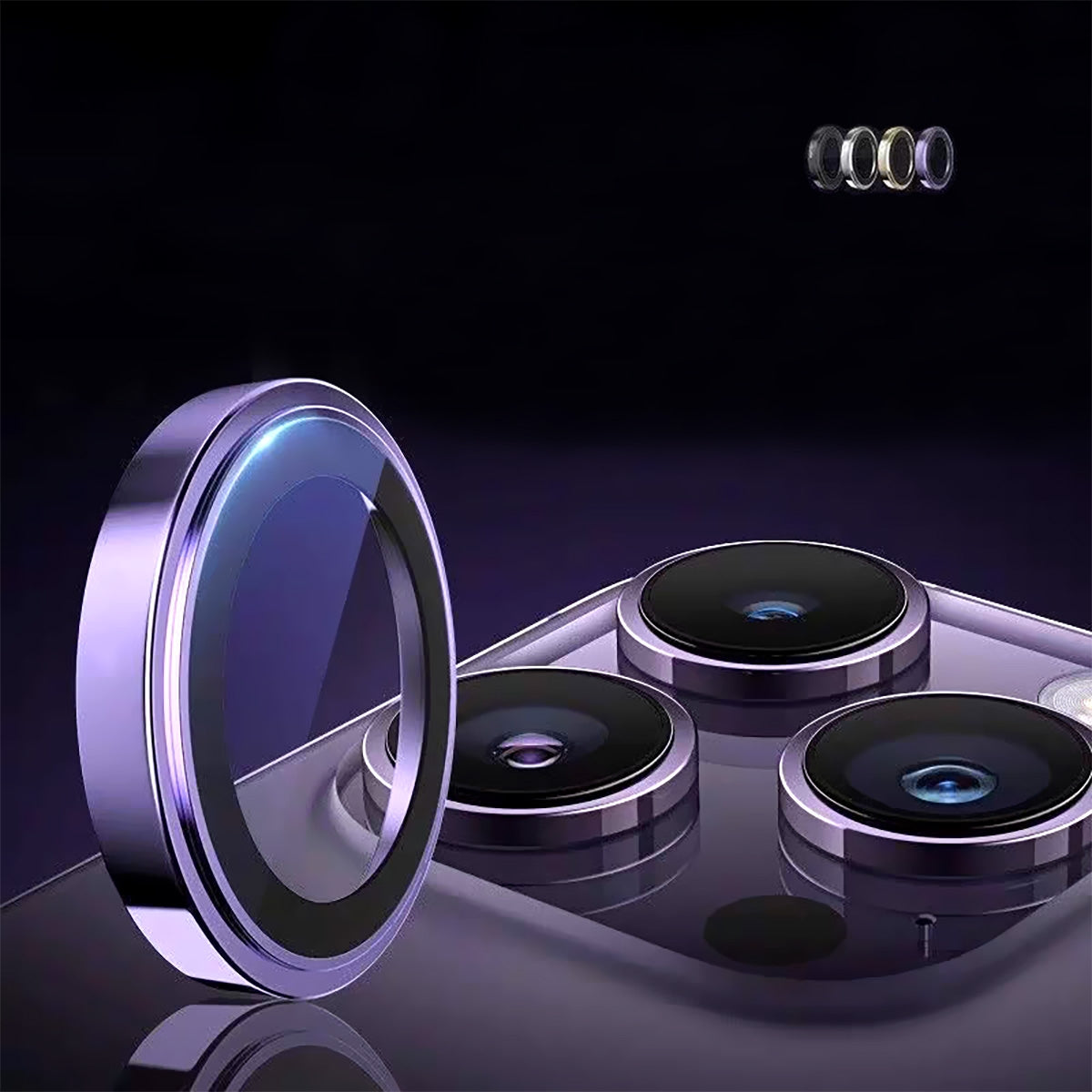 Pro+ Eagle Eye Camera Lens Protector for iPhone 16 Pro/ 16 Pro Max - Silver