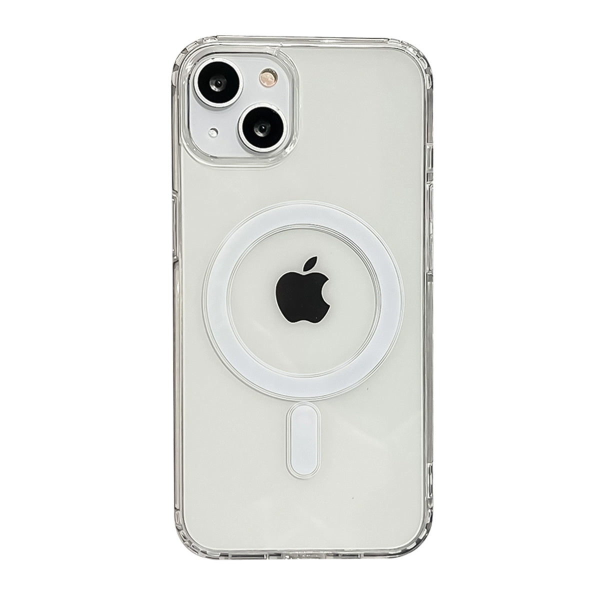 Compatible with iPhone 15 Case Clear, Shockproof Soft Slim Magnetic Phone Case, Compatible with MagSafe Anti-Yellowing