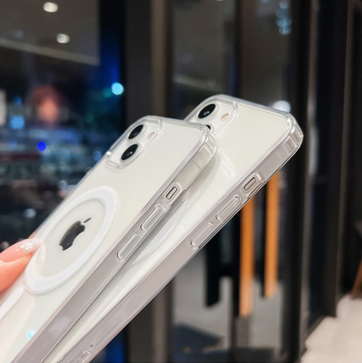 Compatible with iPhone 15 Case Clear, Shockproof Soft Slim Magnetic Phone Case, Compatible with MagSafe Anti-Yellowing