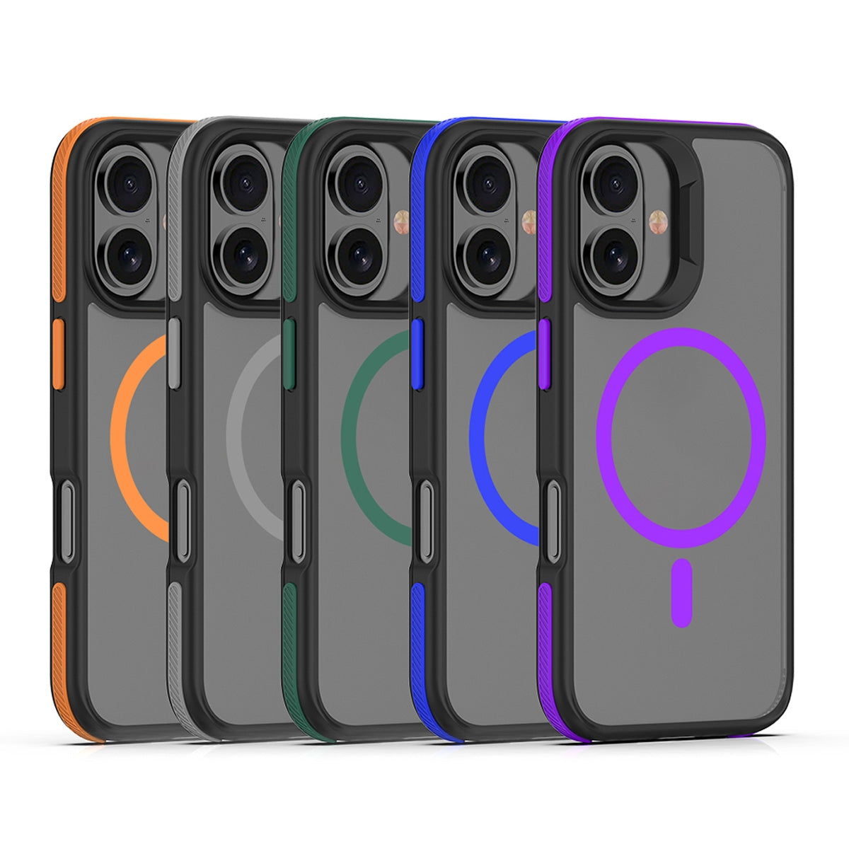 Compatible with iPhone 16 Case, Shockproof Soft Slim Magnetic Phone Case, Compatible with MagSafe - Gray