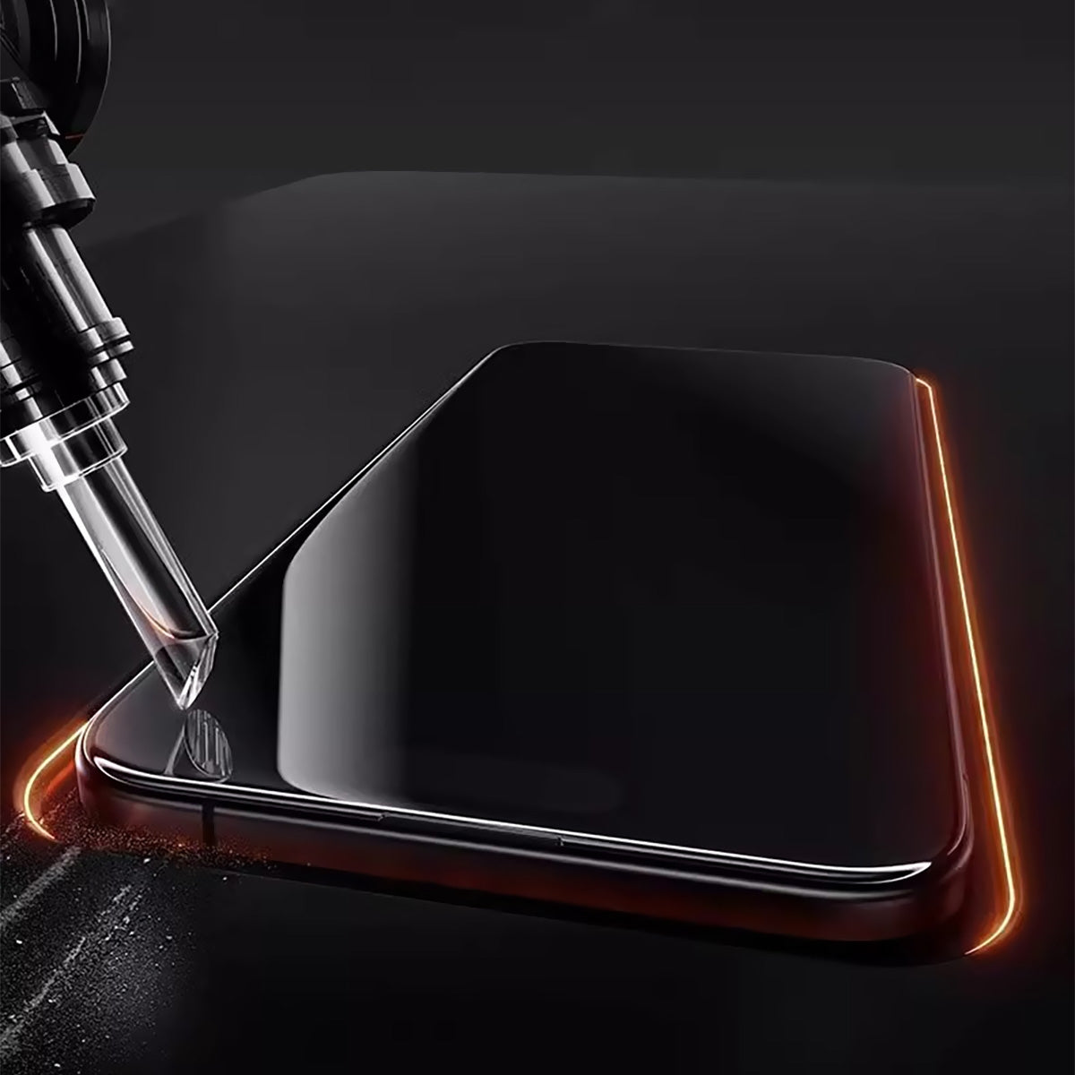 Matte Tempered Glass Screen Protector for iPhone 16 Pro Max (Retail Packaging) - Black