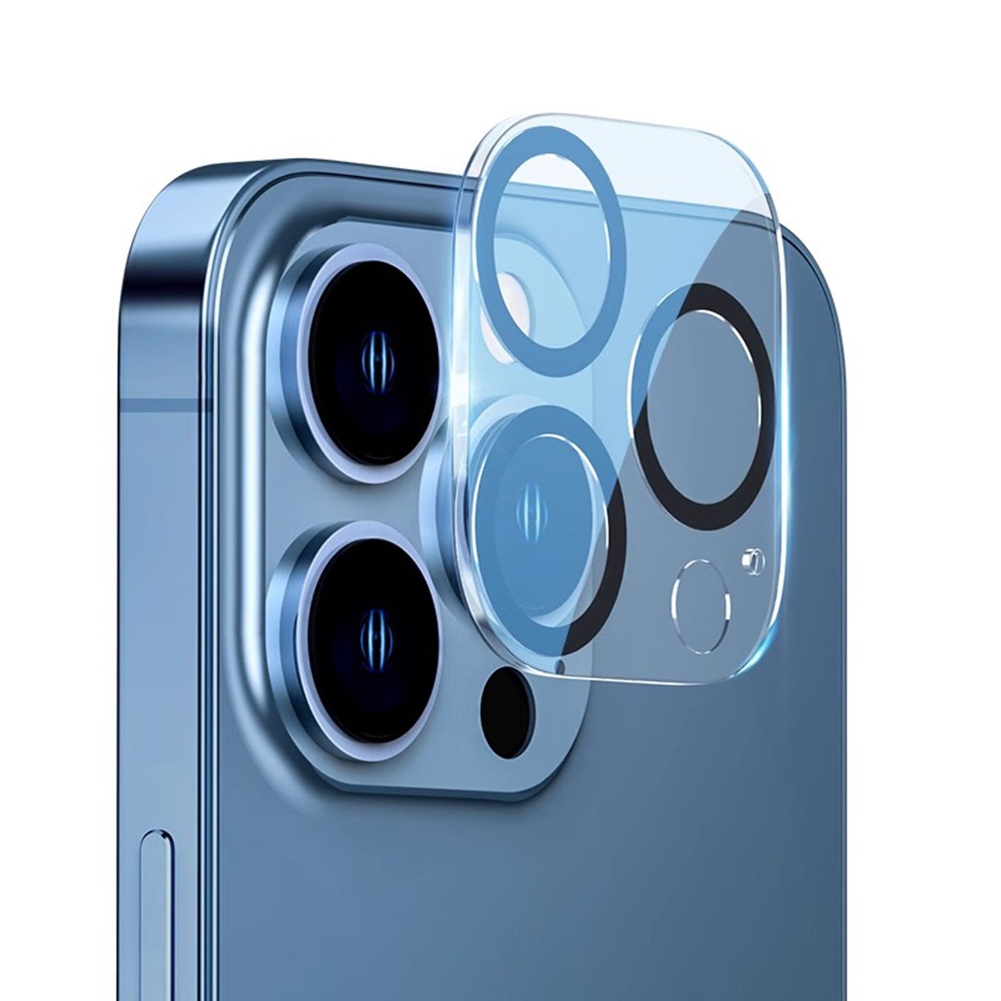 Anti-Explosion Camera Lens Tempered Glass Protector for iPhone 14/ 14 Plus (Retail Packaging)