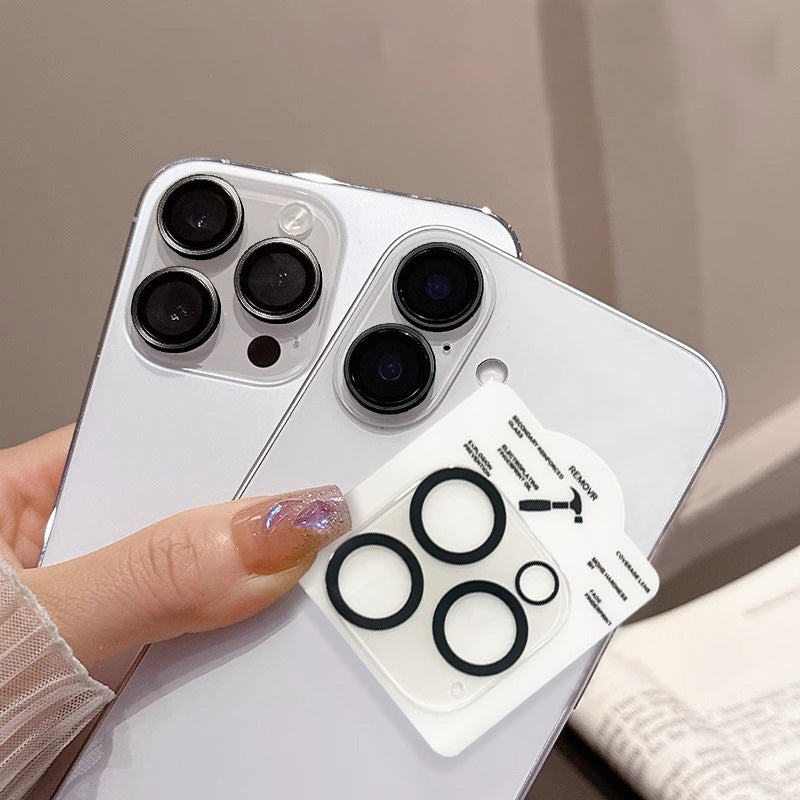 Anti-Explosion Camera Lens Tempered Glass Protector for iPhone 14/ 14 Plus (Retail Packaging)