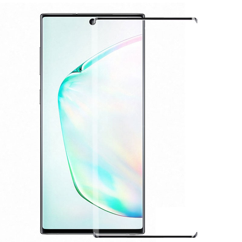 Full Curved Tempered Glass Screen Protector for Samsung Galaxy Note 10 N970 - Black(Retail Packaging)