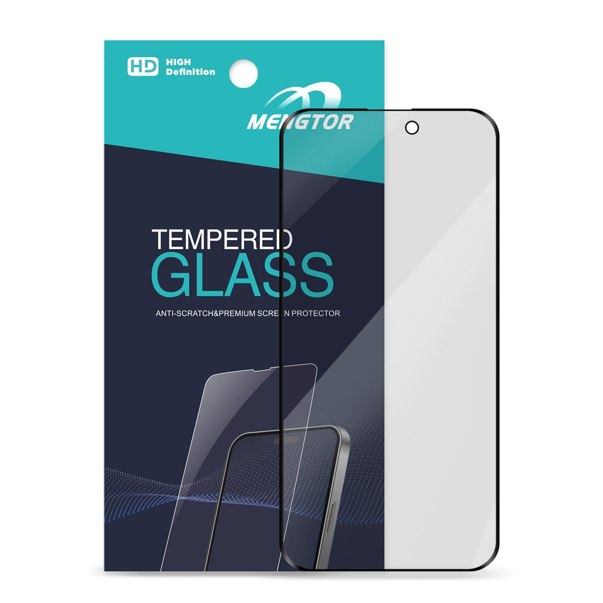 Full Cover Privacy Tempered Glass Screen Protector for iPhone 15/ 16 (6.1 inches) (Retail Packaging)