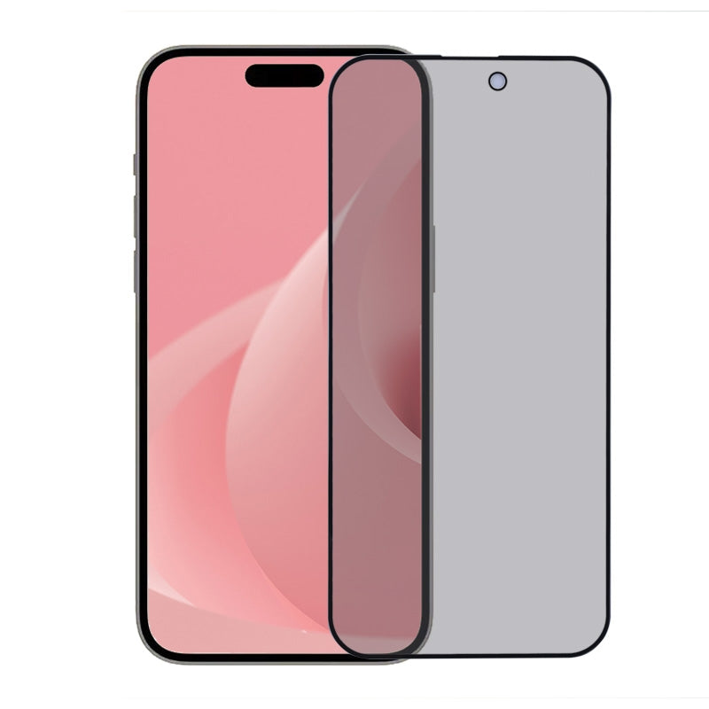 Full Cover Privacy Tempered Glass Screen Protector for iPhone 15/ 16 (6.1 inches) (Retail Packaging)
