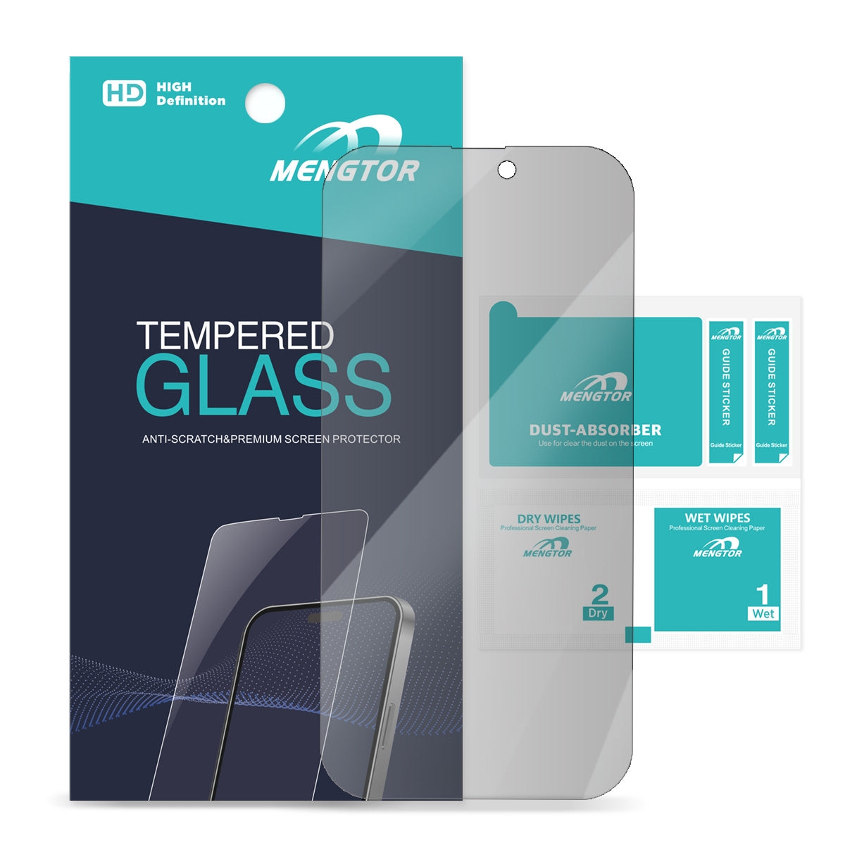 Full Cover Privacy Tempered Glass Screen Protector for iPhone 16 Pro (6.3 inches) (Retail Packaging)