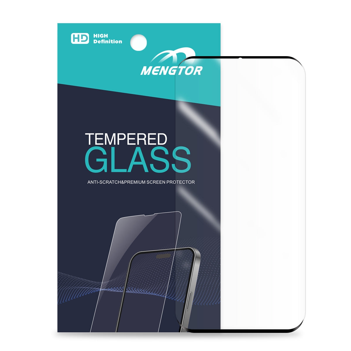Full Curved HD Tempered Glass Screen Protector for Samsung Galaxy S21 Ultra 5G G998 - Black