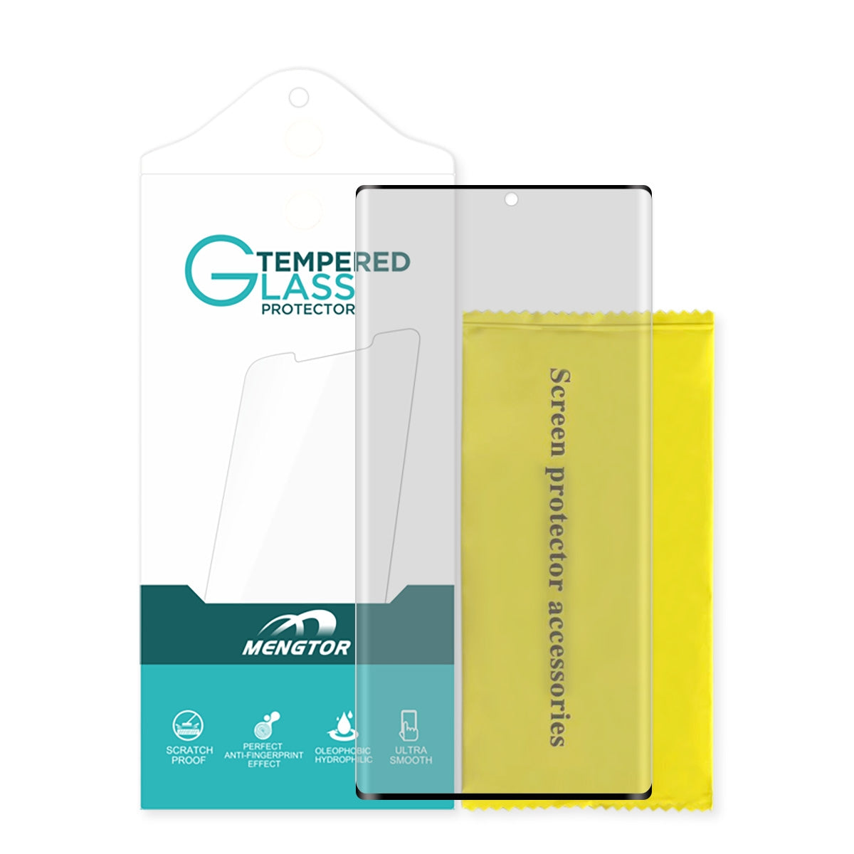Full Cover Privacy Tempered Glass Screen Protector for Samsung Galaxy S23 Ultra S918 (Retail Packaging)