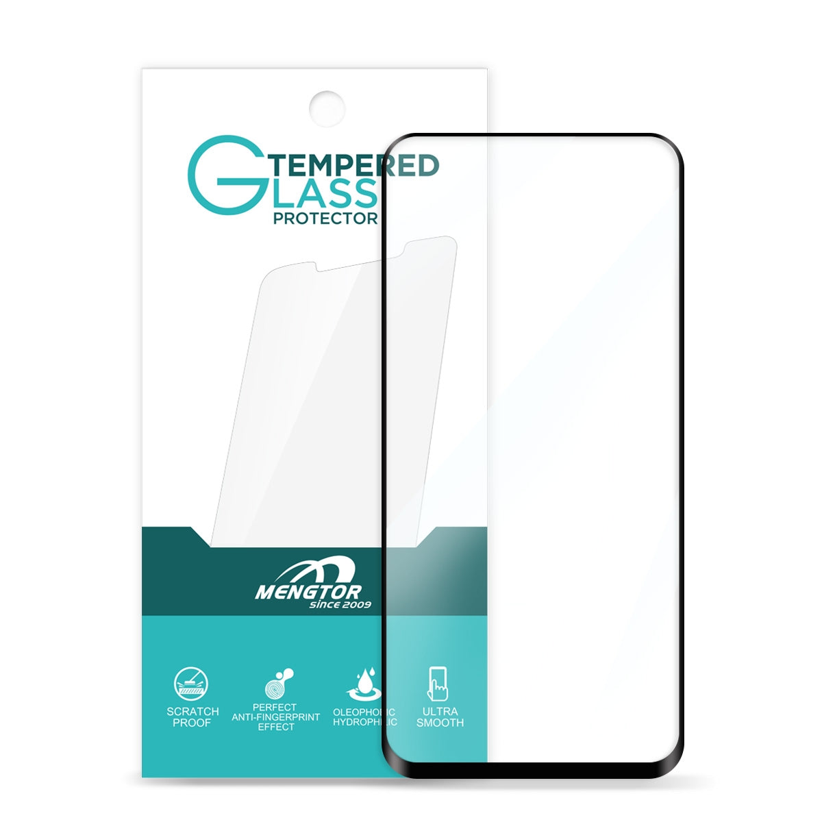 Full Curved Tempered Glass Screen Protector for Samsung Galaxy S23 FE 5G S711- Black(Retail Packaging)