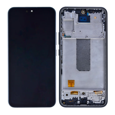 OLED Screen Digitizer Assembly with Frame for Samsung Galaxy A54 5G A546 (Aftermarket) (for America Version)- Awesome Graphite