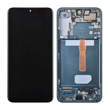 OLED Screen Digitizer Assembly with Frame for Samsung Galaxy S22 Plus 5G S906 (for America Version) (Premium) - Green