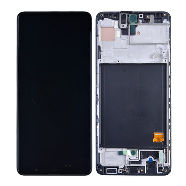 OLED Screen Digitizer Assembly With Frame for Samsung Galaxy A51 2019 A515 (Premium) - Prism Crush Black