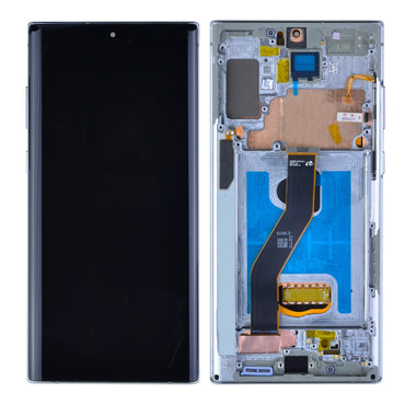 OLED Screen Digitizer Assembly with Frame Replacement for Samsung Galaxy Note 10 Plus N975 (Aftermarket) - Aura Glow