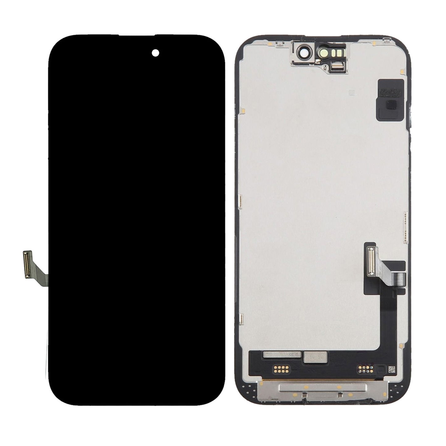 Soft OLED Screen Replacement Digitizer Assembly With Portable IC for iPhone 15 (Aftermarket Plus)