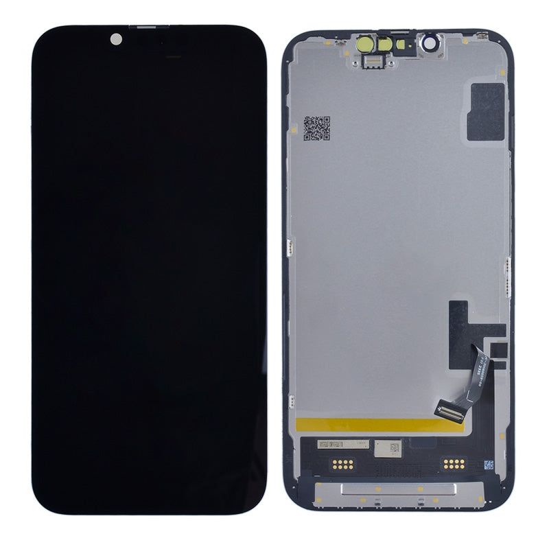 Premium Soft OLED Screen Digitizer Assembly Replacement with Portable IC for iPhone 14 (Aftermarket Plus) - Black