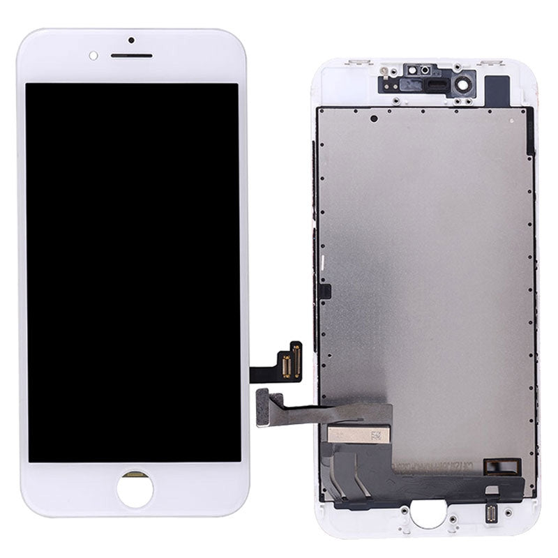 LCD LCD Screen Display Replacement with Back Plate for iPhone 8/ SE (2020)/ SE (2022)(High Quality) - White