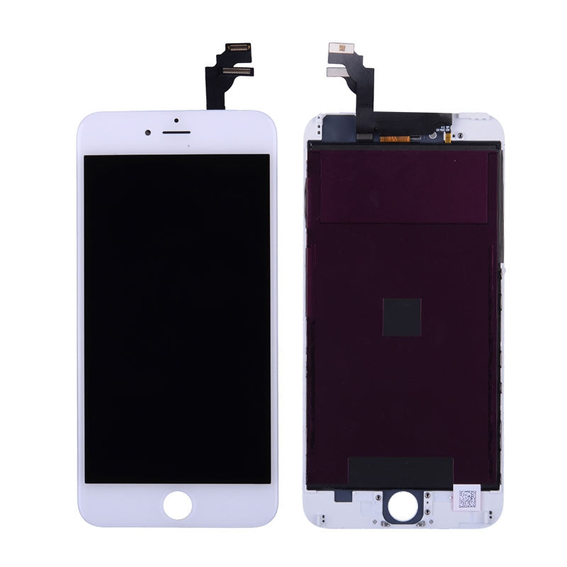 LCD with Touch Screen Digitizer Replacement for iPhone 6 Plus (Aftermarket) - White