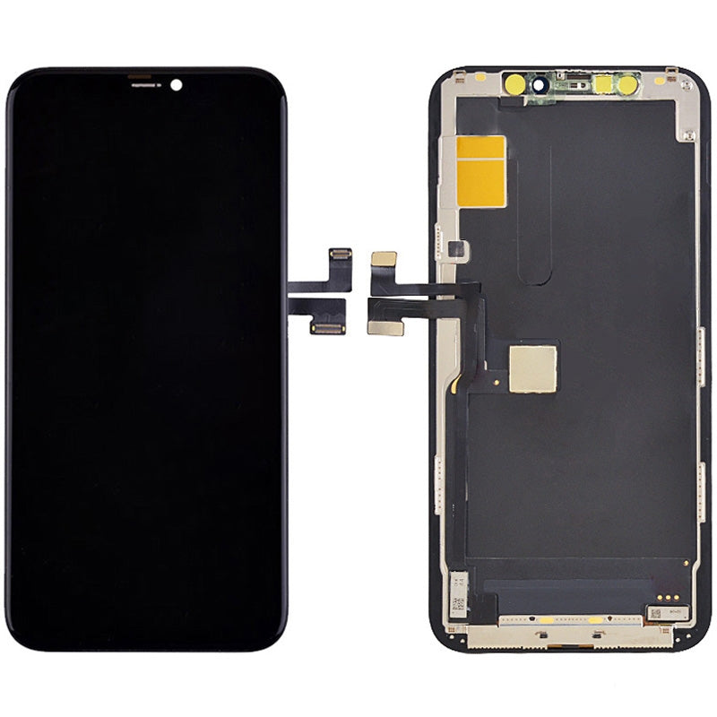 OLED Screen Digitizer Assembly with Frame for iPhone 11 Pro (High Quality) - Black