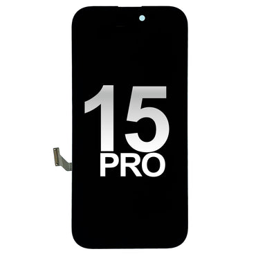 OLED Screen Digitizer Assembly With Frame for iPhone 15 Pro Replacement (High Quality)