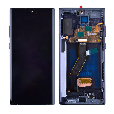 OLED Screen Digitizer with Frame Replacement for Samsung Galaxy Note 10 Plus N975 (Aftermarket) - Aura Black
