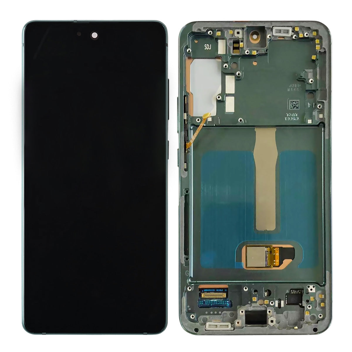 OLED Screen Digitizer Assembly with Frame for Samsung Galaxy S20 FE G780 (Premium) - Cloud Mint
