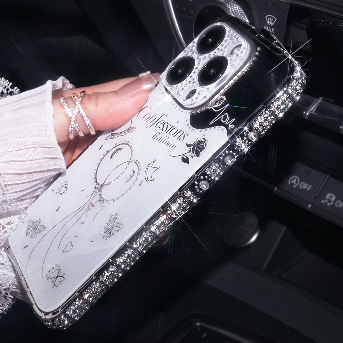 Fashion Case for iPhone 15 Pro Max - Silver