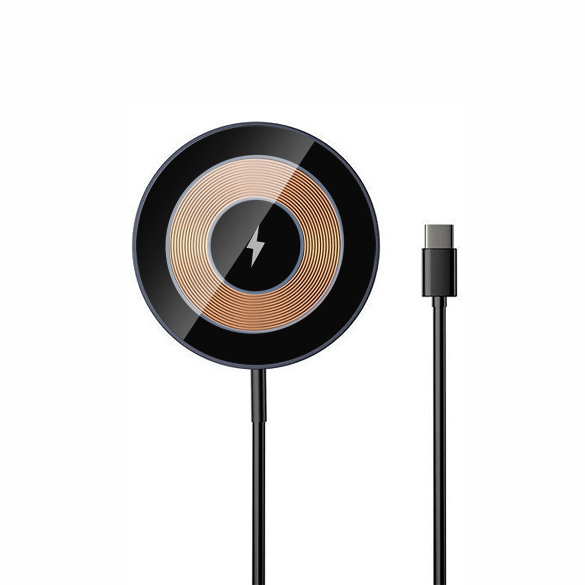 Wireless charger, fast wireless charging pad compatible with iPhone 16e/16/16 Plus/16 Pro Max/15/14/13/SE 2022/12/11/X/8, Samsung Galaxy S22/S21/S20, for AirPo...