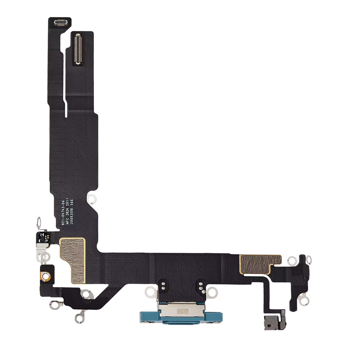 Charging Port with Flex Cable for iPhone 16 - Teal