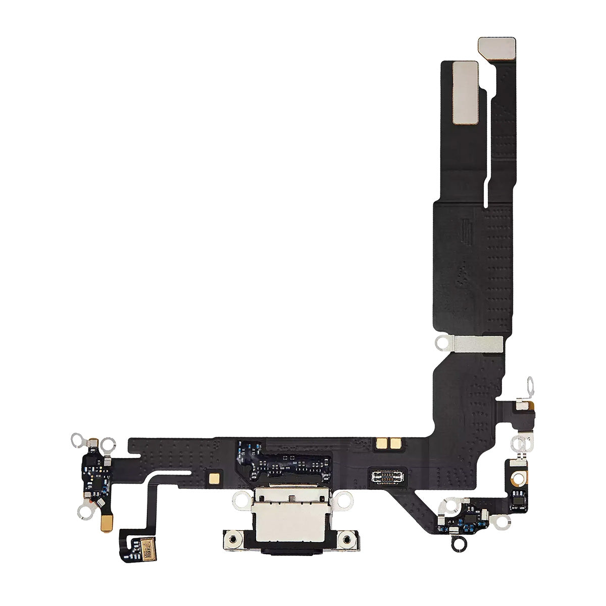 Charging Port with Flex Cable for iPhone 16 - Black