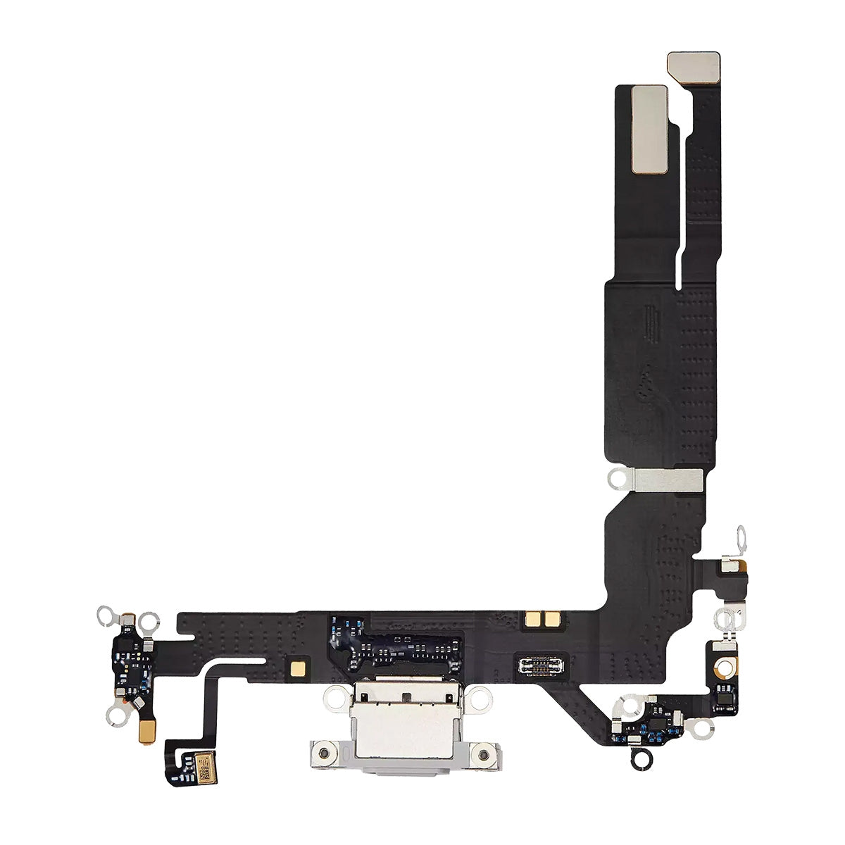 Charging Port with Flex Cable for iPhone 16 - White