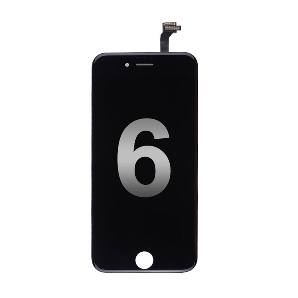 LCD with Touch Screen Digitizer Replacement for iPhone 6 (Aftermarket) - Black