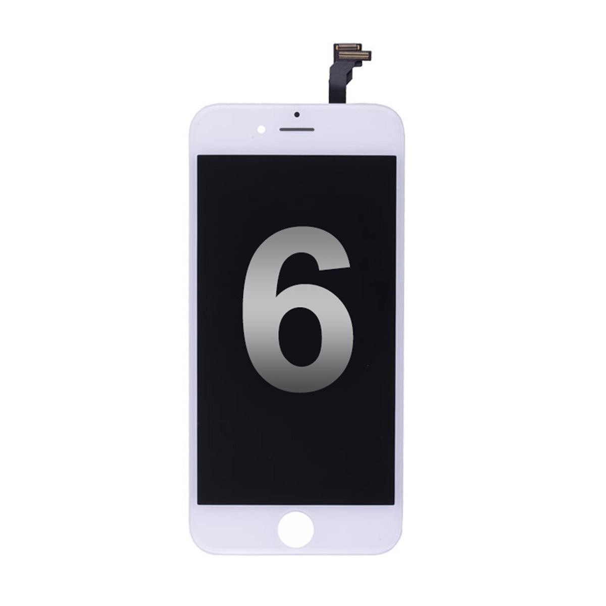 LCD with Touch Screen Digitizer Replacement for iPhone 6 (Aftermarket) - White