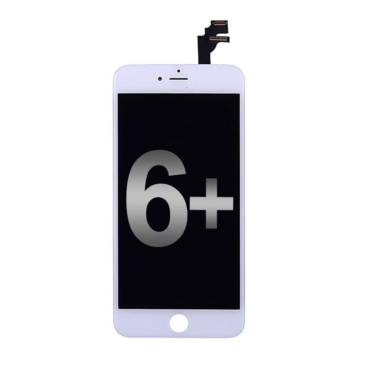 LCD with Touch Screen Digitizer Replacement for iPhone 6 Plus (Aftermarket) - White
