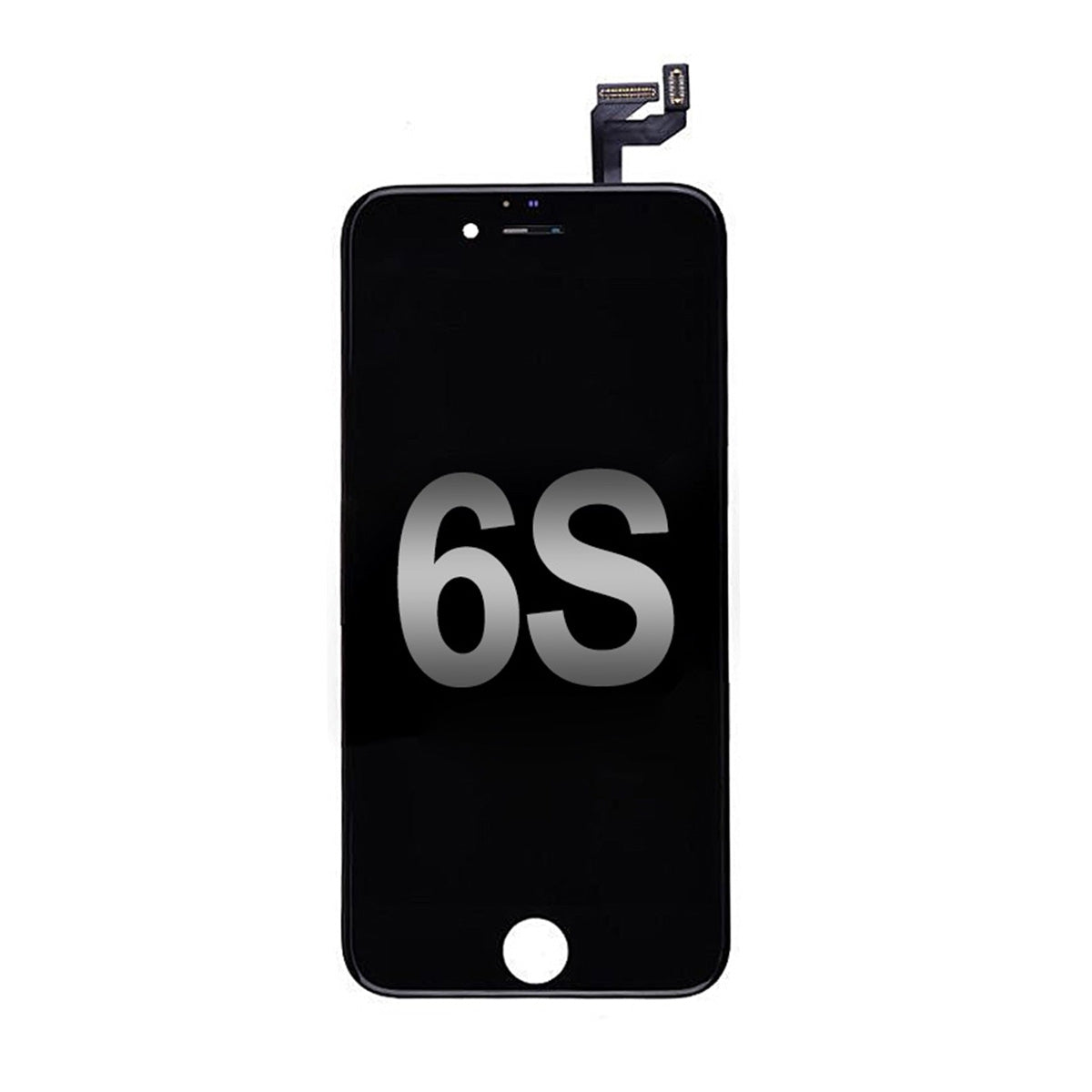 LCD Screen Display with Touch Digitizer Panel and Frame for iPhone 6S (Aftermarket) - Black