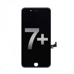 Charging Port with Flex Cable, Mic and Signal Antenna Cable for iPhone 7 Plus (High Quality) - Black