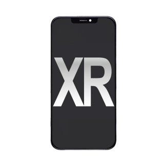 LCD Screen Digitizer Assembly Replacement with Back Plate for iPhone XR (High Quality)
