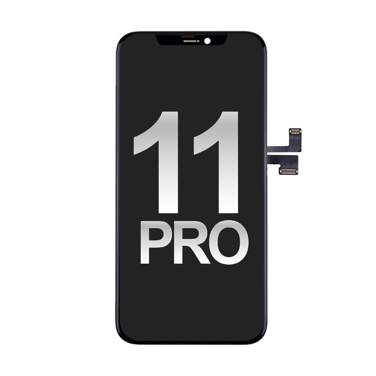 OLED Screen Digitizer Assembly with Frame for iPhone 11 Pro (High Quality) - Black