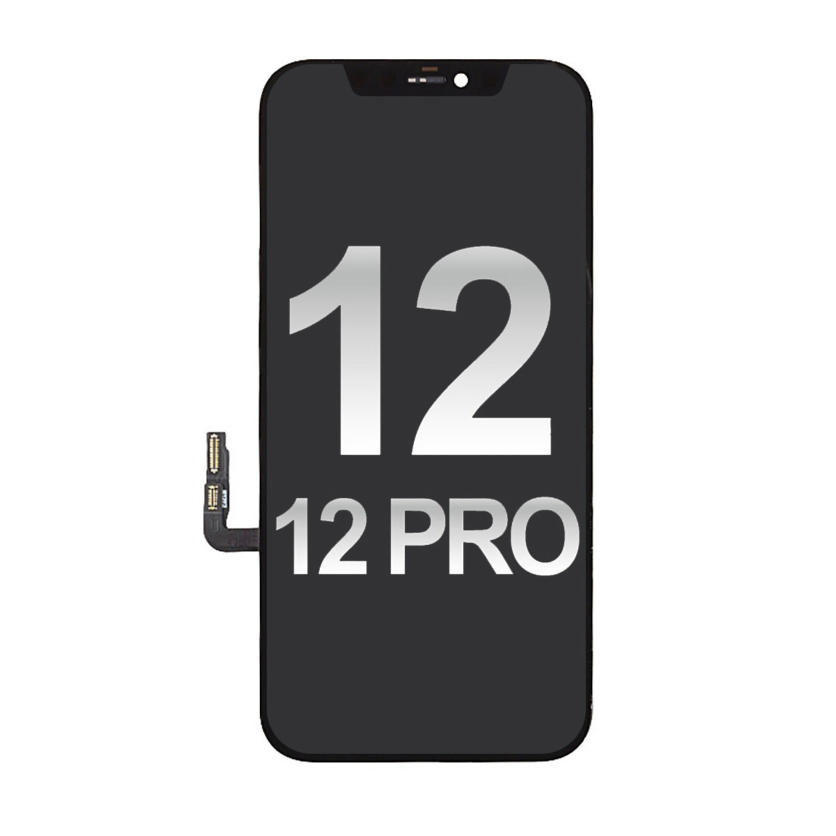 OLED Screen Digitizer Assembly Replacement With Frame for iPhone 12/ 12 Pro (High Quality)