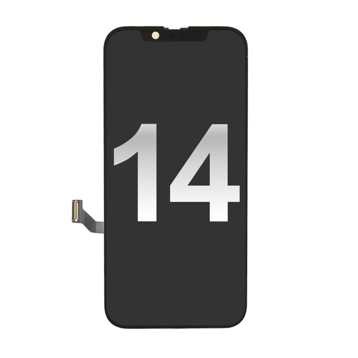 OLED Screen Digitizer Assembly Replacement for iPhone 14 (High Quality) - Black