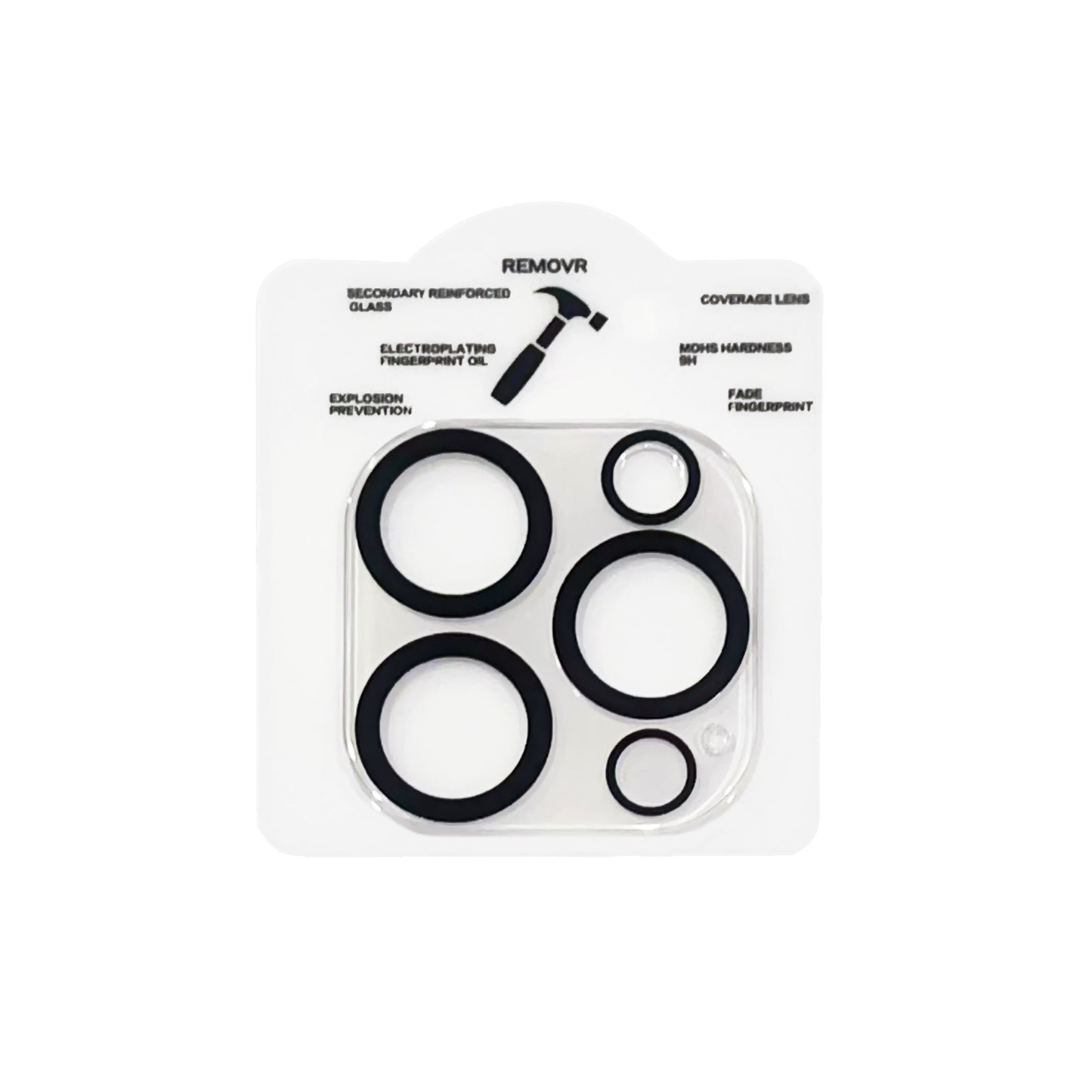 Anti-Explosion Camera Lens Tempered Glass Protector for iPhone 13 Pro/ 13 Pro Max (Retail Packaging)