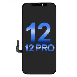 Matte Tempered Glass Screen Protector for iPhone 12/ 12 Pro (Retail Packaging) - Black